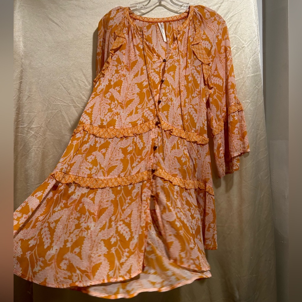Floral Boho Swim Coverup